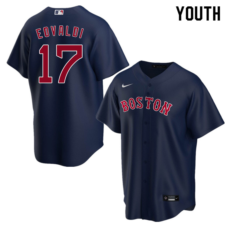 Nike Youth #17 Nathan Eovaldi Boston Red Sox Baseball Jerseys Sale-Navy